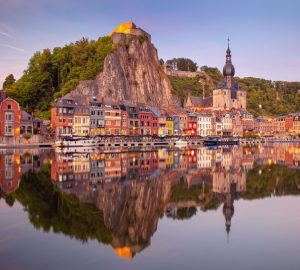 Dinant al tramonto