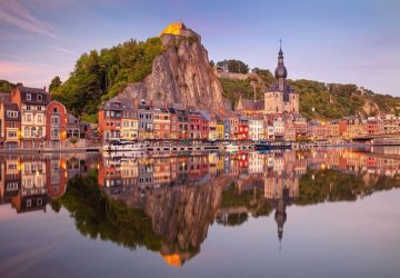 Dinant al tramonto